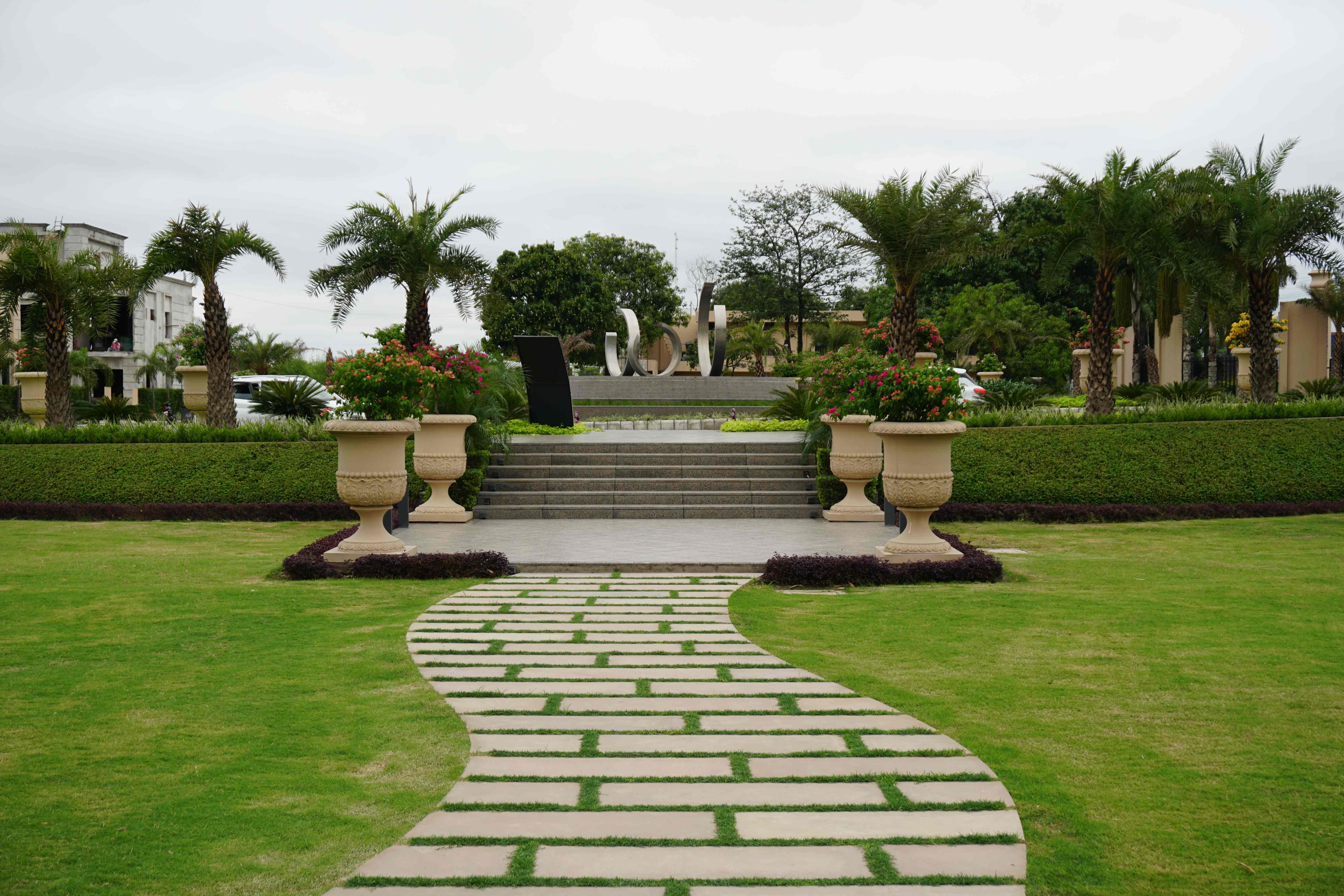 Sapphire Royale township lucknow garden pathways gated community